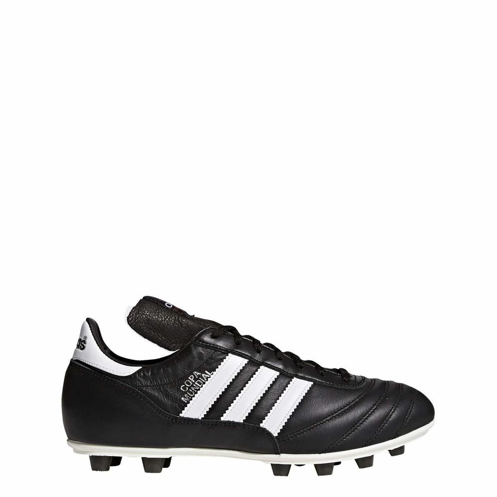 ADIDAS MENS COPA MUNDIAL SOCCER SHOE, BLACK/WHITE/BLACK,  9.5 MEN